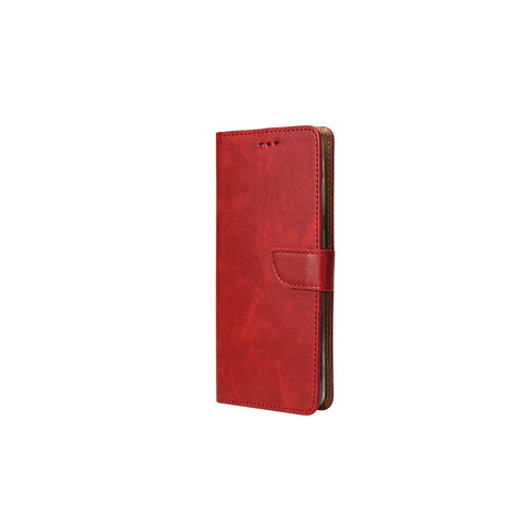 Rixus Bookcase pour Apple iPhone 15 Pro Rouge foncé