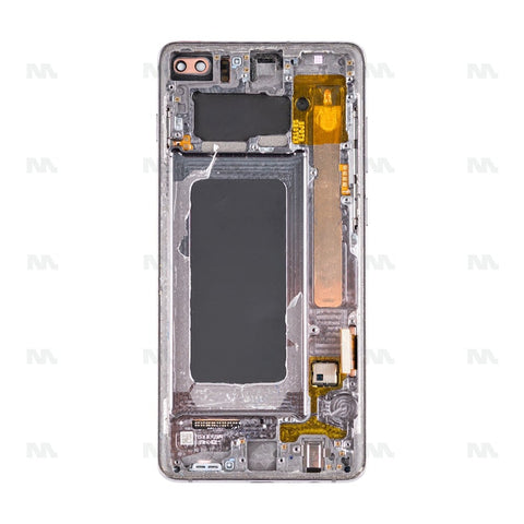Chassis + Ecran Original Reconditionné + Vitre pour Samsung Galaxy S10 Plus G975F - Prism Black