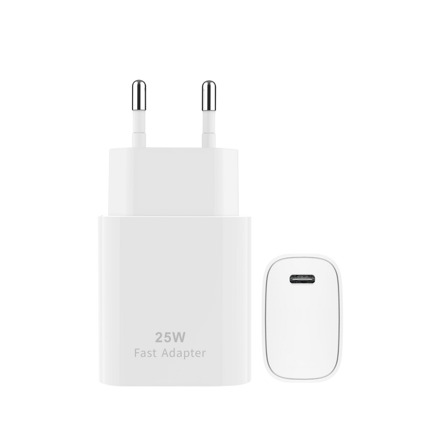 Adaptateur de charge rapide CH2023 USB-C 25 W blanc