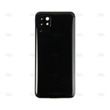 Vitre arrière pour Huawei P40 Lite avec objectif, noir nuit, OEM