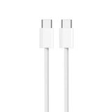 Câble de recharge rapide pour iPhone 15 Series US3001M USB-C vers USB-C 100 cm blanc