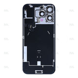 Vitre Arrière avec NFC, cadre d'appareil photo agrandi pour Apple iPhone 16 Pro Max - Titane noir reconditionné