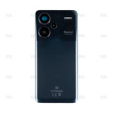 Vitre arrière pour Xiaomi Redmi Note 13 Pro Plus 5G avec objectif, noir nuit, OEM