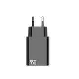 Adaptateur secteur CH45W09 avec câble USB-C vers USB-C 180 cm 45 W noir