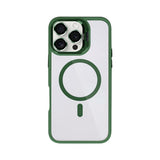 Étui Rixus Classic 03 avec MagSafe pour Apple iPhone 16 Pro Max vert foncé