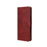 Rixus Bookcase pour Apple iPhone 17 Pro Max Rouge foncé