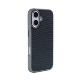 Coque de protection Mag Carbon avec MagSafe pour Apple iPhone 16 – Gris titane