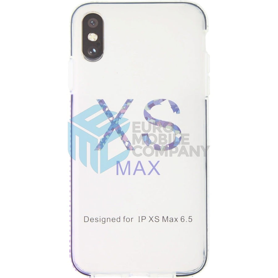 Coque de protection anti-choc TPU pour iPhone XS Max - Noir transparent