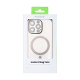 Étui Rixus Instinct Mag pour Apple iPhone 16 Pro gris titane