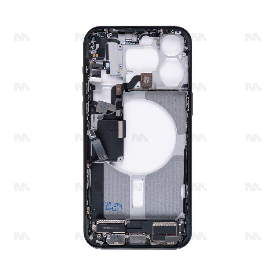 Cadre central pour Apple iPhone 15 Pro Max – Noir Titane – OEM