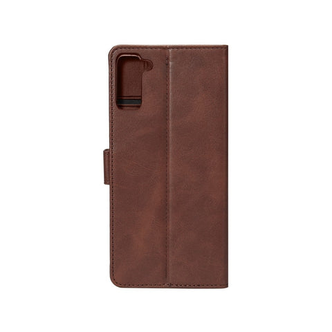Étui Rixus pour Samsung Galaxy S21 FE 5G Marron