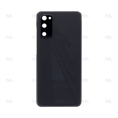 Vitre arrière avec objectif pour Samsung Galaxy S20 G980F, S20 5G G981B – Cosmic Grey – OEM