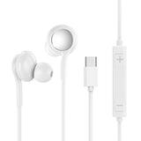 Écouteurs intra-auriculaires filaires Pop-Up Type-C ER02 Blanc