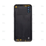 Vitre arrière pour Samsung Galaxy A01 A015F avec objectif noir OEM