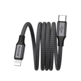 Câble de recharge magnétique Rixus RXUC66L USB-C vers Lightning 100 cm 18 W noir