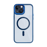 Étui Rixus Classic 04 avec MagSafe pour Apple iPhone 15 bleu foncé