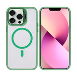 Étui Rixus Classic 03 avec MagSafe pour Apple iPhone 12, 12 Pro Vert clair