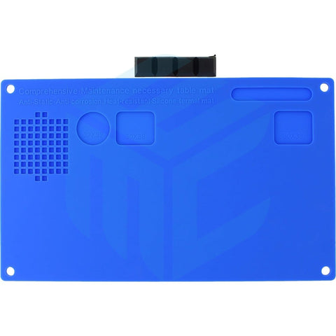 Tapis de réparation en alliage d'aluminium WL avec support pour microscope 468 mm x 318 mm