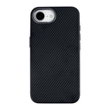 Coque Mag Carbon avec MagSafe pour Apple iPhone 16e Titanium Black