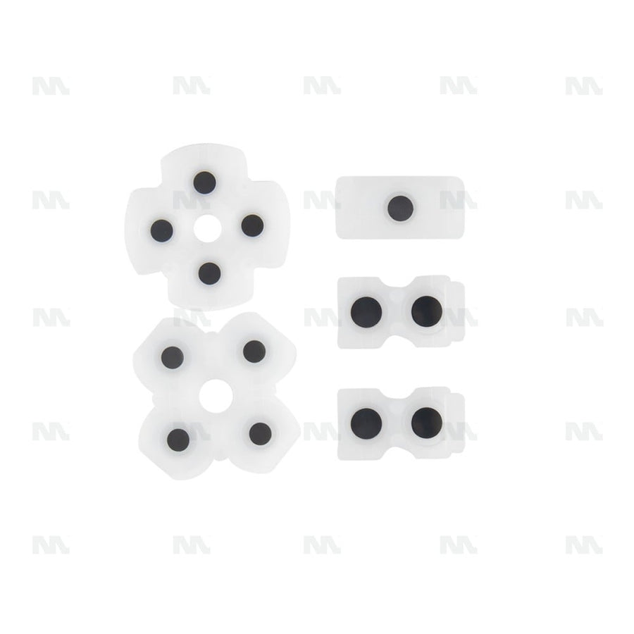 Jeu de boutons en caoutchouc pour manette Playstation 4 (5 pièces)