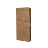 Rixus Bookcase pour Samsung Galaxy S24, S25 Marron clair