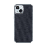 Rixus Mag Carbon avec MagSafe pour Apple iPhone 15 Gris titane