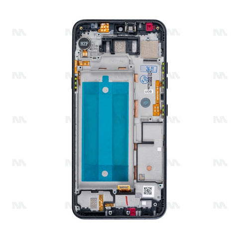 Chassis + Ecran Original OEM + Vitre pour LG Q60 (LM-X525) - Aurora Black