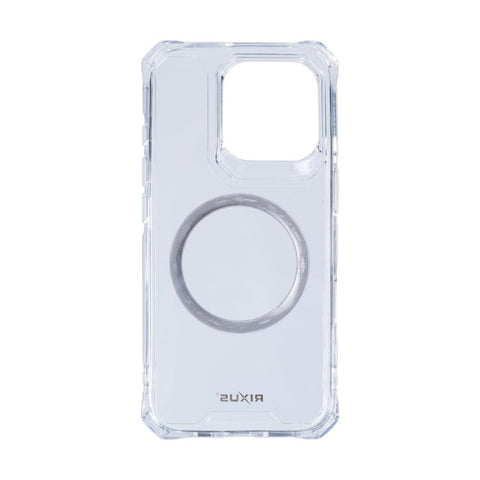 Étui antichoc Rixus Armor-X avec MagSafe pour Apple iPhone 16 Pro transparent
