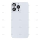 Vitre Arrière avec NFC, cadre d'appareil photo agrandi pour Apple iPhone 15 Pro Max - Titane blanc reconditionné