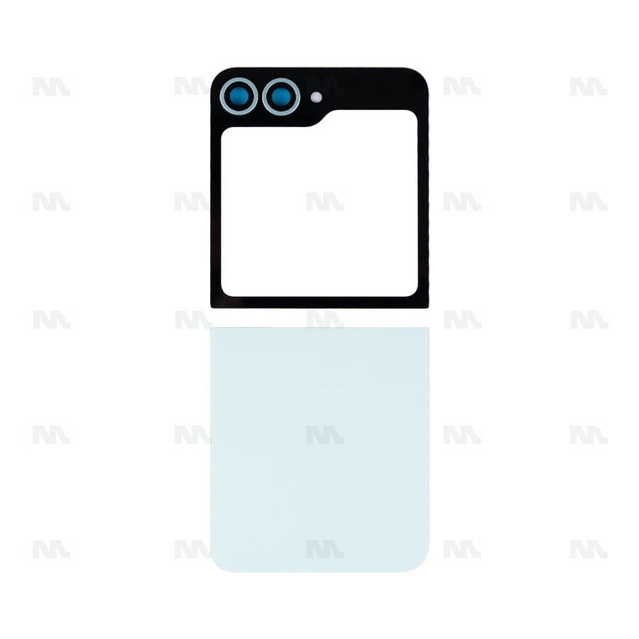 Ensemble de coques arrière pour Samsung Galaxy Z Flip6 F741B avec lentille Mint EM