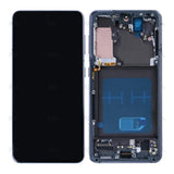 Chassis + Ecran OLED + Vitre pour Samsung Galaxy S21 G991B - Phantom Gray