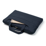 Housse pour ordinateur portable avec bandoulière 11, 12 pouces Bleu marine