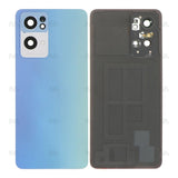Vitre arrière pour Oppo Reno 7 Pro 5G avec objectif Startrails Blue OEM