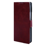 Étui portefeuille Rixus avec porte-stylo pour Samsung Galaxy Z Fold 7 rouge