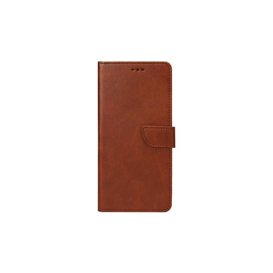 Rixus Bookcase pour Apple iPhone 15 Plus Marron