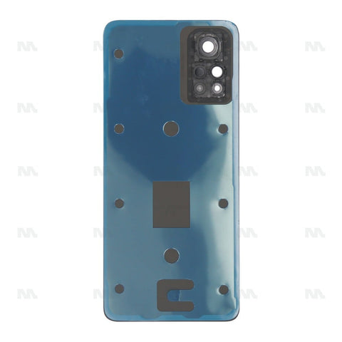 Vitre arrière pour Xiaomi Redmi Note 11 Pro 5G avec objectif blanc polaire OEM