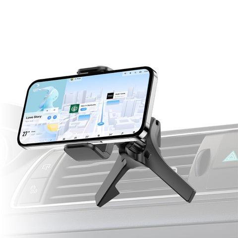 Support pour téléphone portable Rixus RXHW23 pour grille d'aération de voiture Mercedes Noir