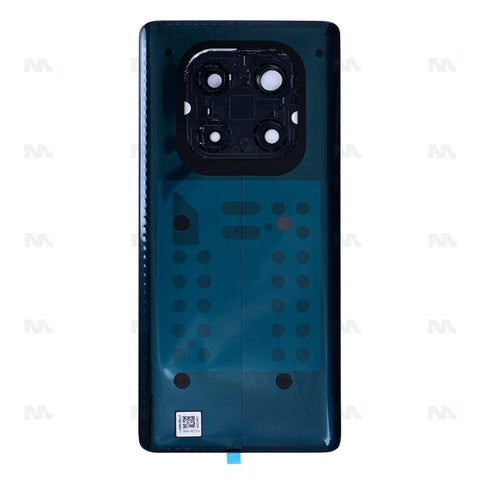 Vitre arrière pour Xiaomi Redmi Note 14 Pro 4G avec objectif, noir nuit, OEM