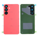 Vitre arrière pour Samsung Galaxy S25 S931B avec objectif rouge corail OEM