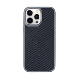 Coque de protection Mag Carbon avec MagSafe pour Apple iPhone 15 Pro – Gris titane
