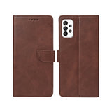 Rixus Bookcase pour Samsung Galaxy A33 5G Marron