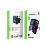 Portefeuille magnétique amovible Rixus Duo pour Apple iPhone 15 Plus Noir