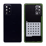 Vitre arrière pour Samsung Galaxy A72 A725F avec objectif Awesome Black OEM