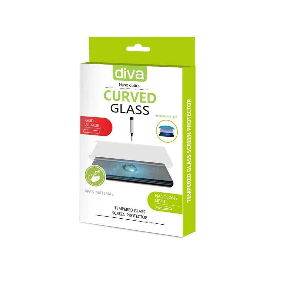 Protecteur liquide UV en verre incurvé Diva pour Samsung Galaxy S20 Plus