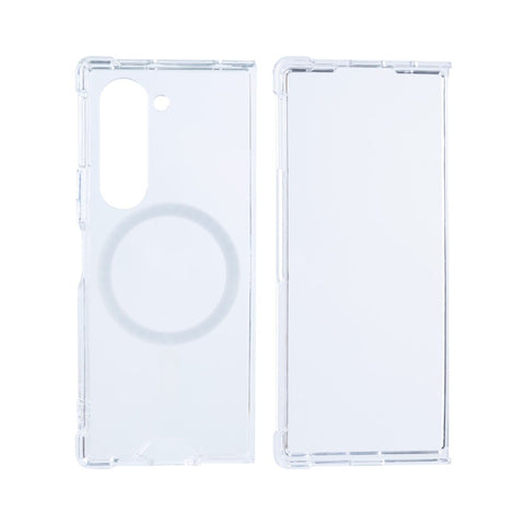 Étui anti-éclatement Rixus avec MagSafe pour Samsung Galaxy Z Fold6 transparent