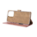 Rixus Bookcase pour Apple iPhone 16 Pro Rose