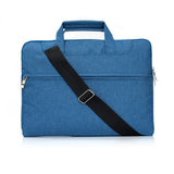 Housse pour ordinateur portable avec bandoulière 11, 12 pouces Bleu denim