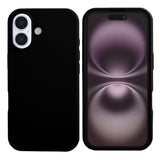 Coque de téléphone souple en TPU Rixus avec MagSafe pour Apple iPhone 17 Noir