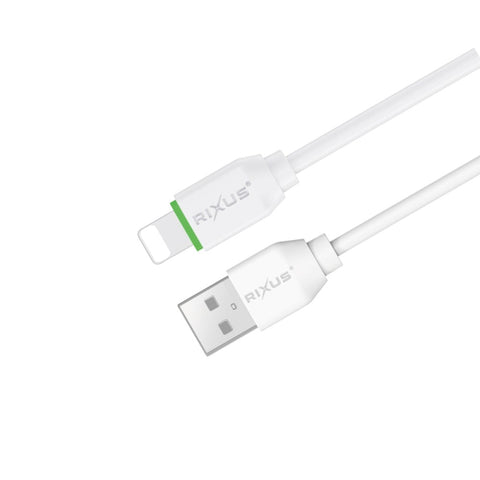 Câble Rixus RX2017AL pour synchronisation des données et recharge rapide USB vers Lightning, 3 m