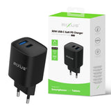 Adaptateur de charge rapide Rixus RX95 30 W noir